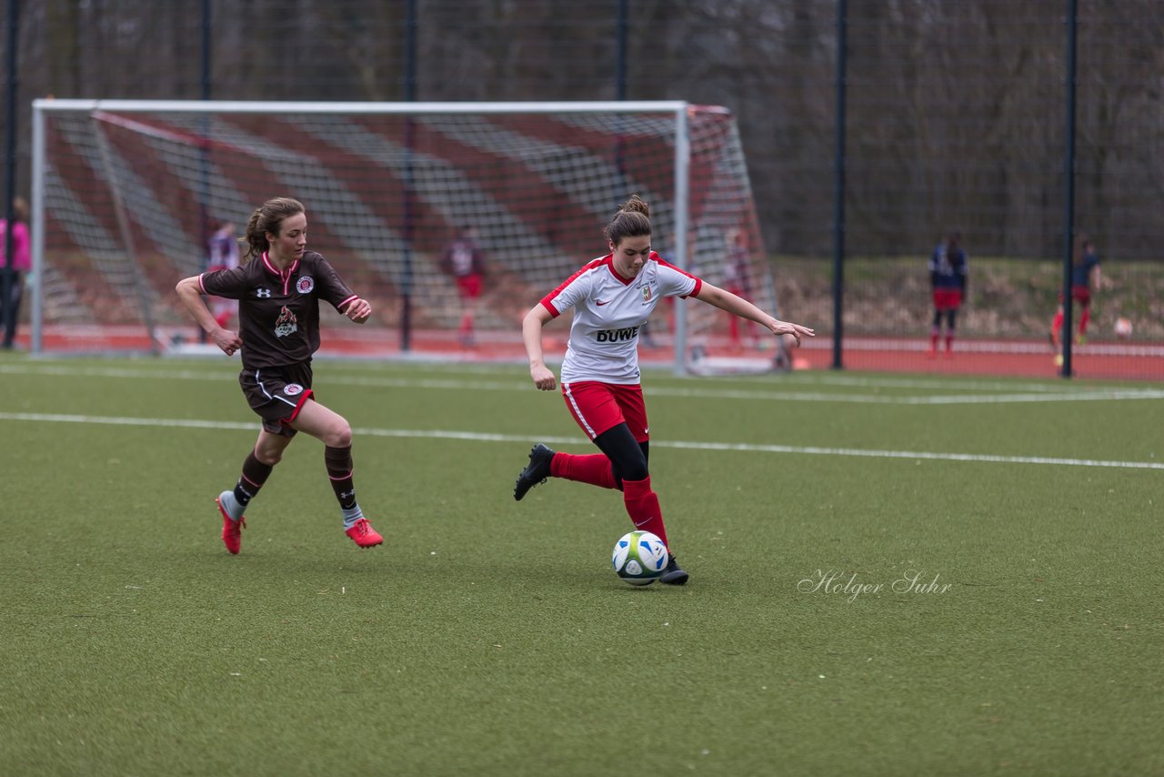 Bild 422 - B-Juniorinnen Walddoerfer - St.Pauli : Ergebnis: 4:1